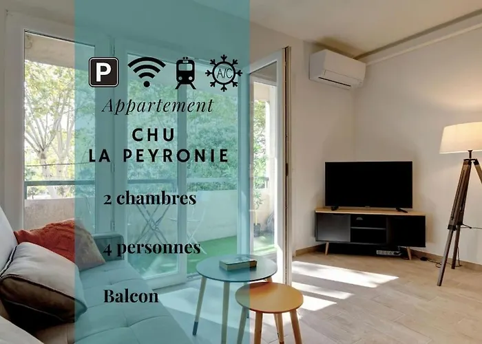 028- Chu Hopital, Appart 2Chambres, Parking, Tram